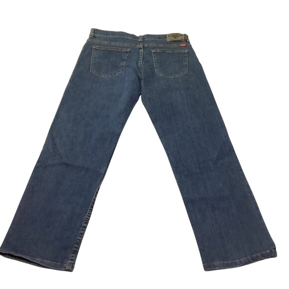 Wrangler Boy's Five Star Premium Denim Jeans Straight Stretch Size 14 Husky New - Picture 2 of 4